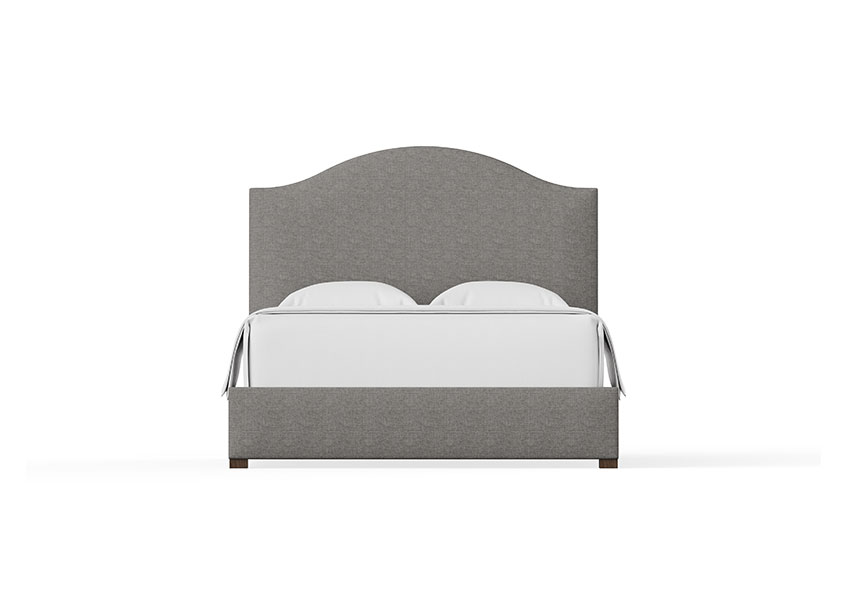 EMILY UPHOLSTERED BED - MOCHA