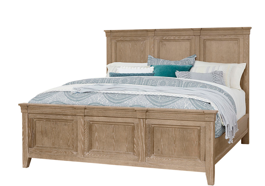 MANSION BED WITH MANSION FOOTBOARD IN DEEP SAND