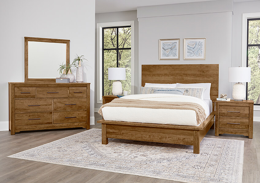 Crafted Cherry Bedroom by Ben & Erin Napier