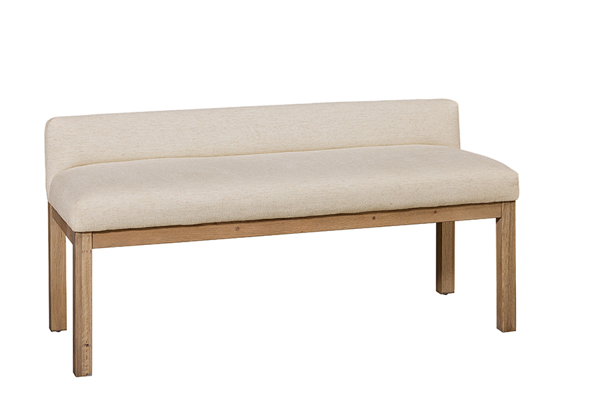 IVORY CREAM UPH BENCH 