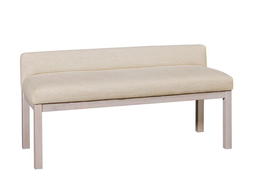 IVORY CREAM UPH BENCH 