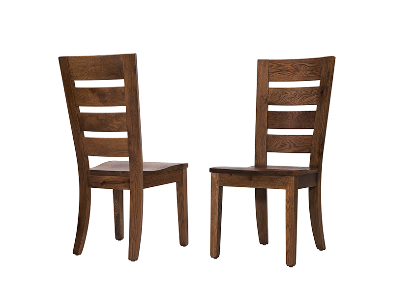 HORIZONTAL SLAT SIDE CHAIR 