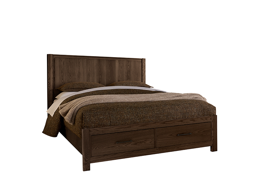 Radius Poster Bed with Footboard Storage 