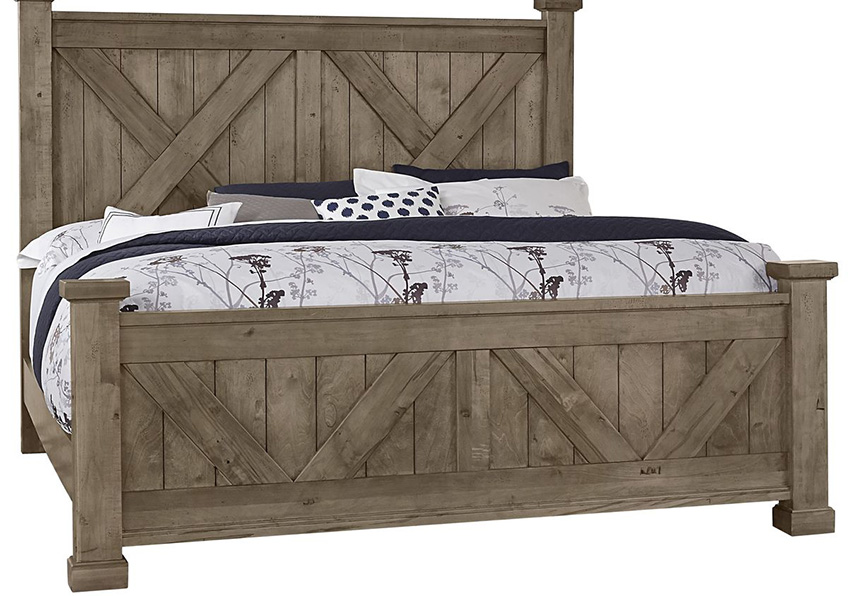 X Bed with X footboard