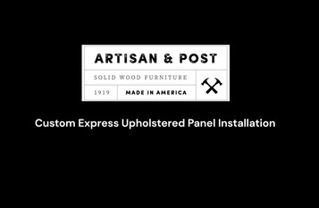 Custom Express Upholstered Panel Installation