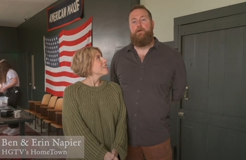 Erin and Ben Napier talk about why Made In America is so important to them/Vaughan-Bassett